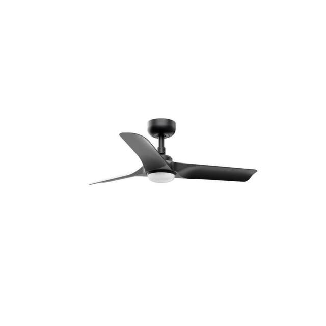 Netlighting Hey Small Led Black DC Ceiling Fan 6 Speed - image 1