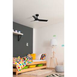 Netlighting Hey Small Led Black DC Ceiling Fan 6 Speed - thumbnail 2