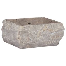 Berkfield Home Sink Grey 30x30x13 cm Marble - Size: 30 x 30 x 13 cm - thumbnail 1