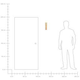 Wyld and Coco Outdoor LED Wall Light Gold 30cm Steel and Acrylic Modern - thumbnail 6