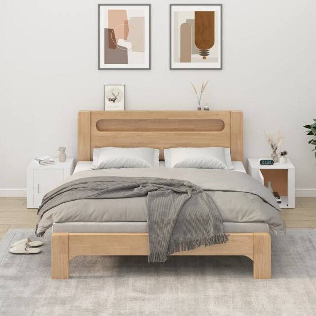 Berkfield Home Bedside Cabinets 2 pcs White 50x39x47 cm - Size: 50 x 39 x 47 cm - image 1