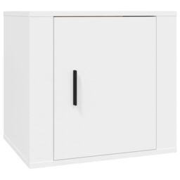 Berkfield Home Bedside Cabinets 2 pcs White 50x39x47 cm - Size: 50 x 39 x 47 cm - thumbnail 5