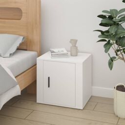Berkfield Home Bedside Cabinets 2 pcs White 50x39x47 cm - Size: 50 x 39 x 47 cm - thumbnail 3