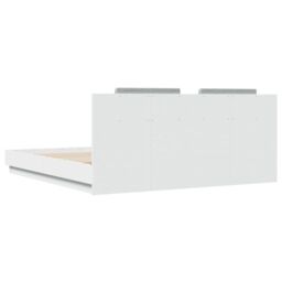 Berkfield Home Bed Frame without Mattress White 180x200 cm Super King - thumbnail 6