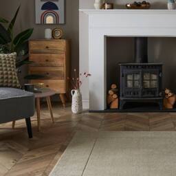 Esselle Esme Large Wool Rug in Stone - Size: 160 cm x 230 cm - thumbnail 6