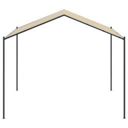 Berkfield Home Canopy Tent Beige 3x3 m Steel & Fabric - thumbnail 4