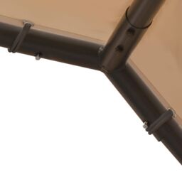 Berkfield Home Canopy Tent Beige 3x3 m Steel & Fabric - thumbnail 5