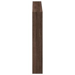 Berkfield Home Headboard Cabinet with LED Brown Oak 120x17x102 cm - Size: 120 x 17 x 102 cm - thumbnail 5