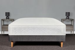 Sloomy Bliss 18 cm Deep Bonnell Sprung Memory Roll Mattress in White - Size: King - thumbnail 3