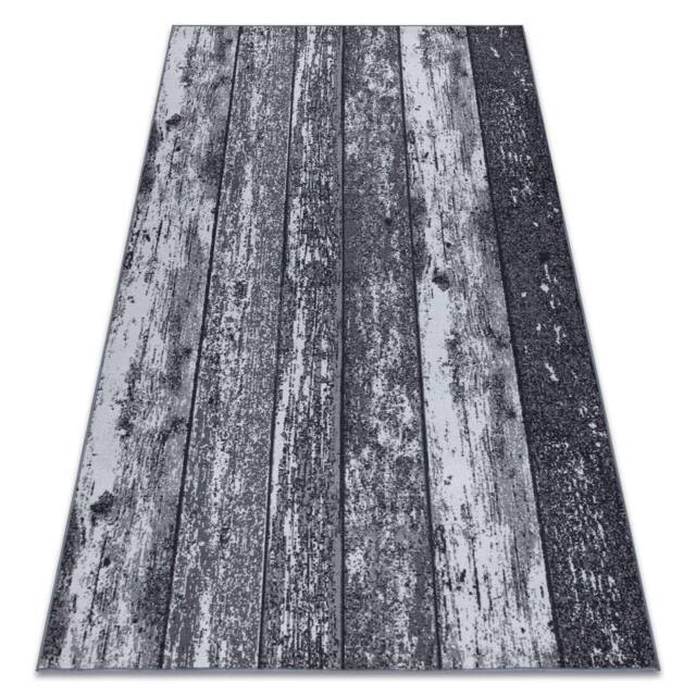 RugsX Anti-Slip Wall-To-Wall Rug in Grey - Size: 100 cm x 350 cm - image 1