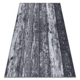 RugsX Anti-Slip Wall-To-Wall Rug in Grey - Size: 100 cm x 350 cm - thumbnail 1
