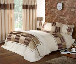 Rapport Home Dortmund Polyester Cushion Cover (45x45 cm) Chocolate - Size: 45 cm x 45 cm