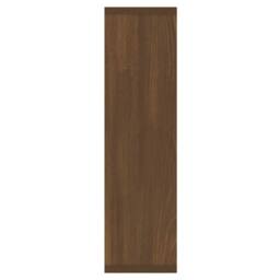 Berkfield Home Mirror Cabinet with LED Brown Oak 76x15x55 cm - Size: 76 x 15 x 55 cm - thumbnail 8