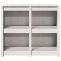 Berkfield Home Outdoor Kitchen Cabinet White 106x55x92 cm Solid Wood Pine - Size: 106 x 55 x 92 cm - thumbnail 4