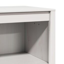 Berkfield Home Outdoor Kitchen Cabinet White 106x55x92 cm Solid Wood Pine - Size: 106 x 55 x 92 cm - thumbnail 7
