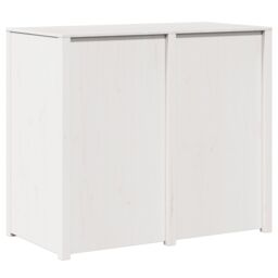 Berkfield Home Outdoor Kitchen Cabinet White 106x55x92 cm Solid Wood Pine - Size: 106 x 55 x 92 cm - thumbnail 6