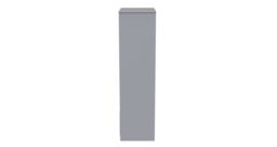 Ready Assembled 2 U Dallas 2 Door 2 Drawer Wardrobe (Ready Assembled) in Mid Grey - thumbnail 2
