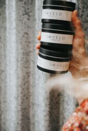 Imvelo Candle Co Travel Tin - Lime Basil + Mandarin in Black - thumbnail 2