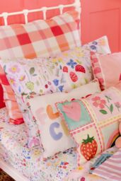 Wee Blue Bell Women's 'Secret Garden' Fitted Sheet in Pink - Size: Single - thumbnail 4