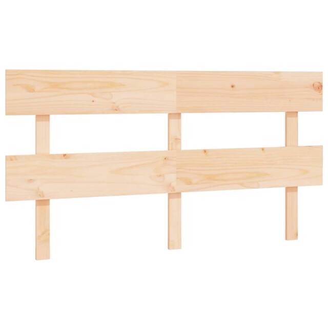Berkfield Home Bed Headboard 154x3x81 cm Solid Wood Pine in Tan - Size: 154 x 3 x 81 cm - image 1