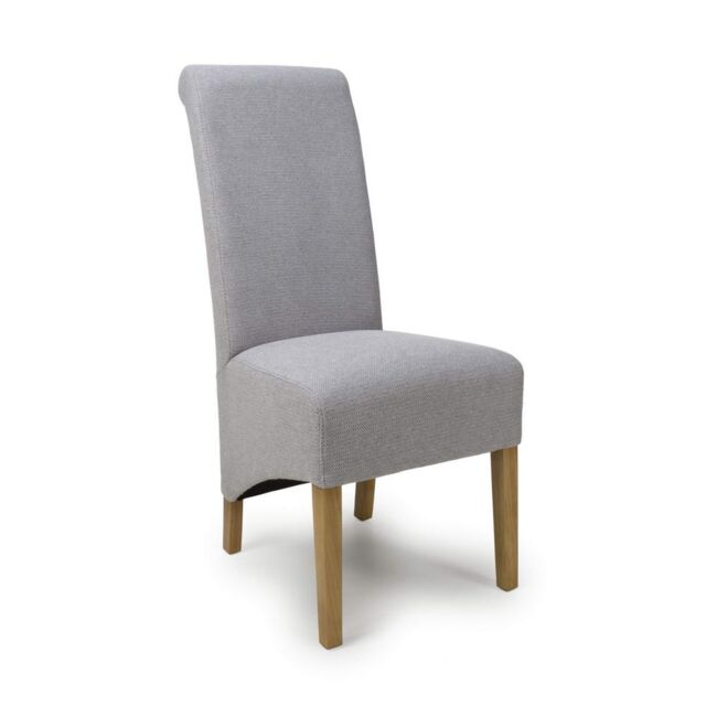 Shankar Krista Weave Light Grey Dining Chair - image 1