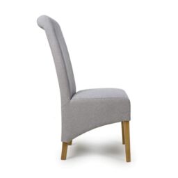 Shankar Krista Weave Light Grey Dining Chair - thumbnail 3