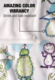Jim Henson Signature Collection Monster Doodles Silky Touch Super Soft Throw Blanket 152 X 127 cm in White - thumbnail 4