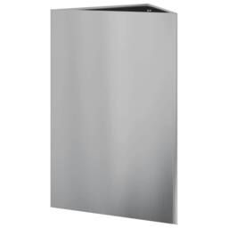 Berkfield Home Durable Garden Planter Triangular 50x43x75 cm Galvanized Steel in Silver - Size: 50 x 43 x 75 cm - thumbnail 6