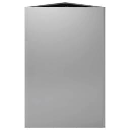 Berkfield Home Durable Garden Planter Triangular 50x43x75 cm Galvanized Steel in Silver - Size: 50 x 43 x 75 cm - thumbnail 5