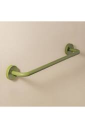 Cosmic Towel Rail, 40cm, Green, Award-Winning Design, Geyser Collection in Olive - thumbnail 2