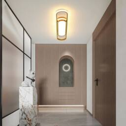 NIVOR Gold LED Ceiling Light 40W Dimmable Acrylic Linear with Remote - thumbnail 9