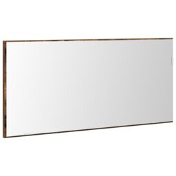 Berkfield Home Bathroom Mirror Cabinet with LED Light Smoked Oak 80x37 cm in Brown - thumbnail 2
