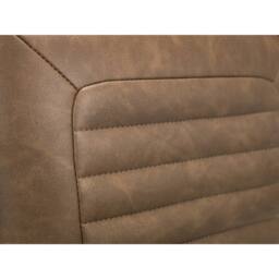 Cheshire Executive Dunross Upholstered Office Chair in Brown & Black - thumbnail 5