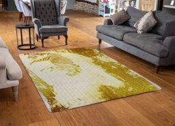 Benjamin Tate Design Golden Tiger Search Rug in Natural - Size: Large - thumbnail 2