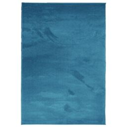 Berkfield Home Rug OVIEDO Short Pile Turquoise 140x200 cm in Blue - Size: Medium - thumbnail 2