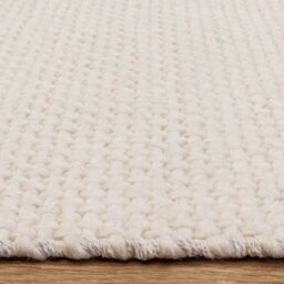 The Rug Shop UK Cream Modern Easy to clean Hand Made Plain Area Rug - Size: 200 cm x 290 cm - thumbnail 7