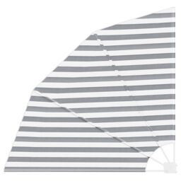 Berkfield Home Balcony Privacy Screen Anthracite & white 160 x 160 cm Fabric in Grey - thumbnail 2