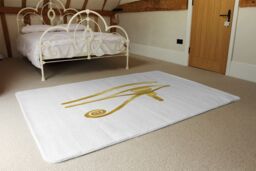 Benjamin Tate Design The Eye Of Horus Rug in Natural - Size: Large - thumbnail 3