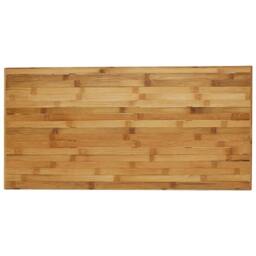 Berkfield Home Beautiful Coffee Table 110x55x35 cm Bamboo in Brown - Size: 110 x 55 x 35 cm - thumbnail 6