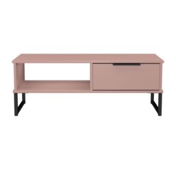 Ready Assembled 2 U Fuji 1 Drawer Coffee Table (Ready Assembled) in Dusty Pink - thumbnail 2