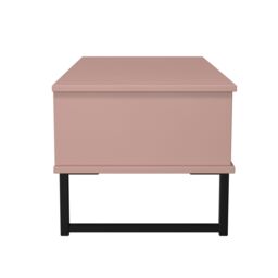 Ready Assembled 2 U Fuji 1 Drawer Coffee Table (Ready Assembled) in Dusty Pink - thumbnail 3