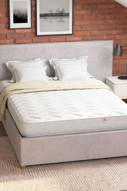 Aspire Essentials Pro Hybrid Mattress in White - Size: Double - image 1