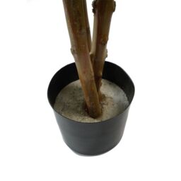 Leaf 140cm UV Resistant Artificial Mango Tree in Green - thumbnail 5