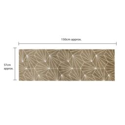JVL Mega Doormat & Runner - Brown Geo - Size: 150 cm x 100 cm - thumbnail 8