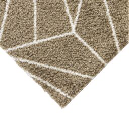 JVL Mega Doormat & Runner - Brown Geo - Size: 150 cm x 100 cm - thumbnail 2