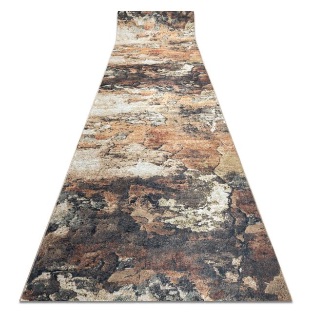 RugsX Anti-Slip Lotus Runner in Beige - Size: 60 cm x 500 cm - image 1