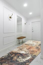 RugsX Anti-Slip Lotus Runner in Beige - Size: 60 cm x 500 cm - thumbnail 3