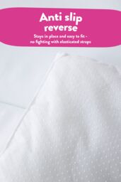 Slumberdown Sleep Soundly Rebound Mattress Topper in White - Size: King - thumbnail 4