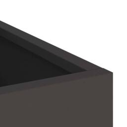 Berkfield Home Stunning Garden Planter Black 50 x 32 x 40 cm Cold-rolled steel - thumbnail 7
