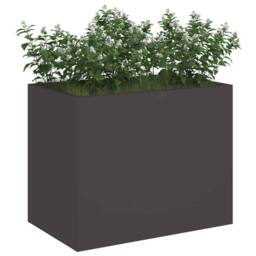 Berkfield Home Stunning Garden Planter Black 50 x 32 x 40 cm Cold-rolled steel - thumbnail 1